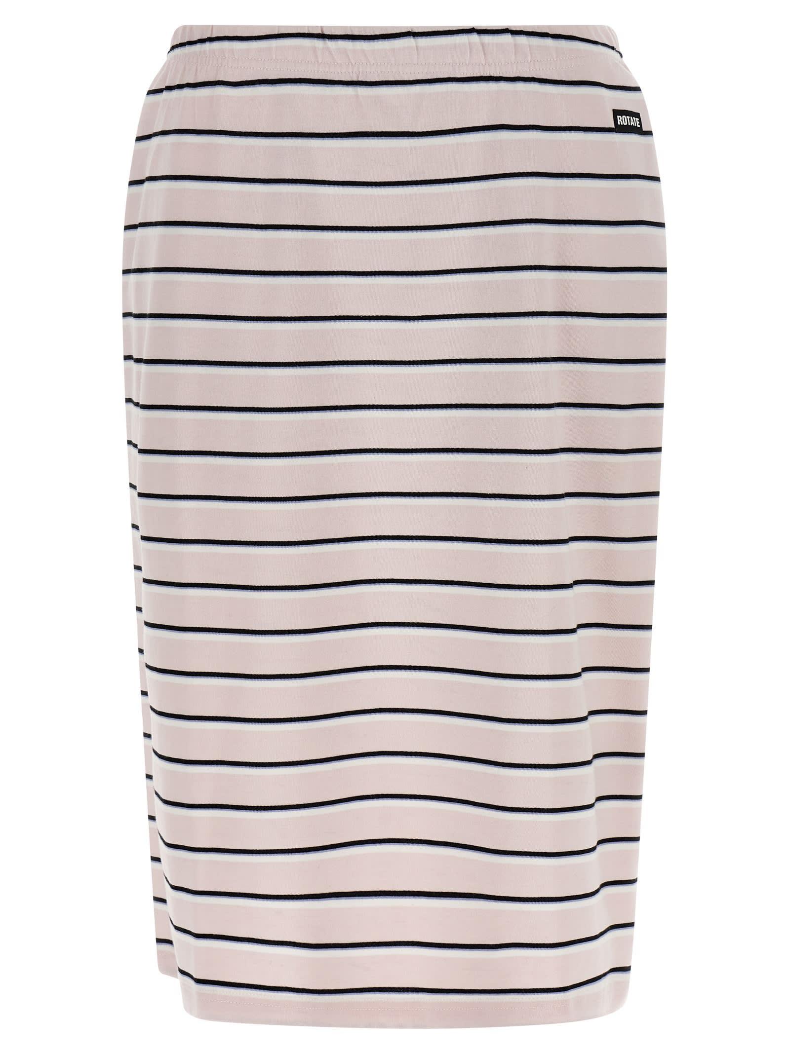 rotate by birger christensen jersey midi skirt