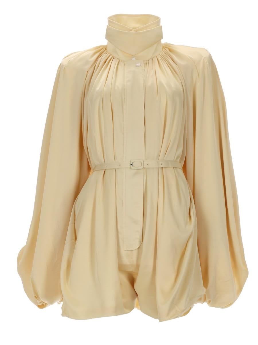 rotate by birger christensen jumpsuit con cintura