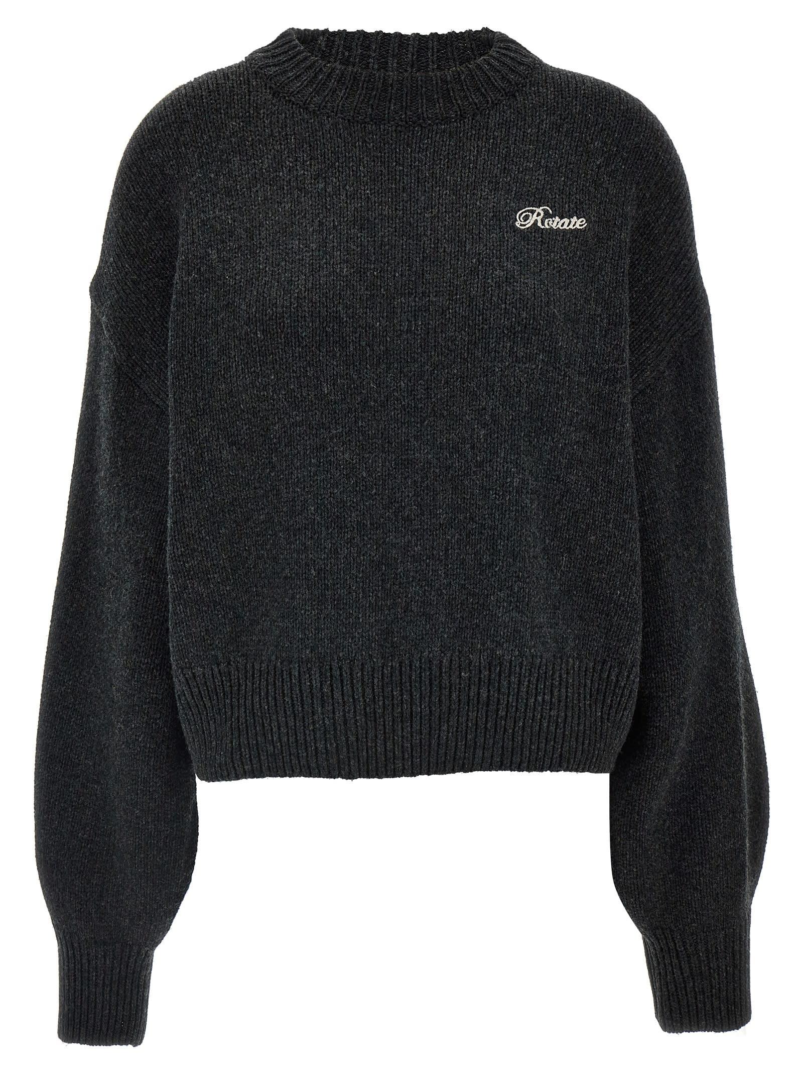 rotate by birger christensen knit crewneck sweater