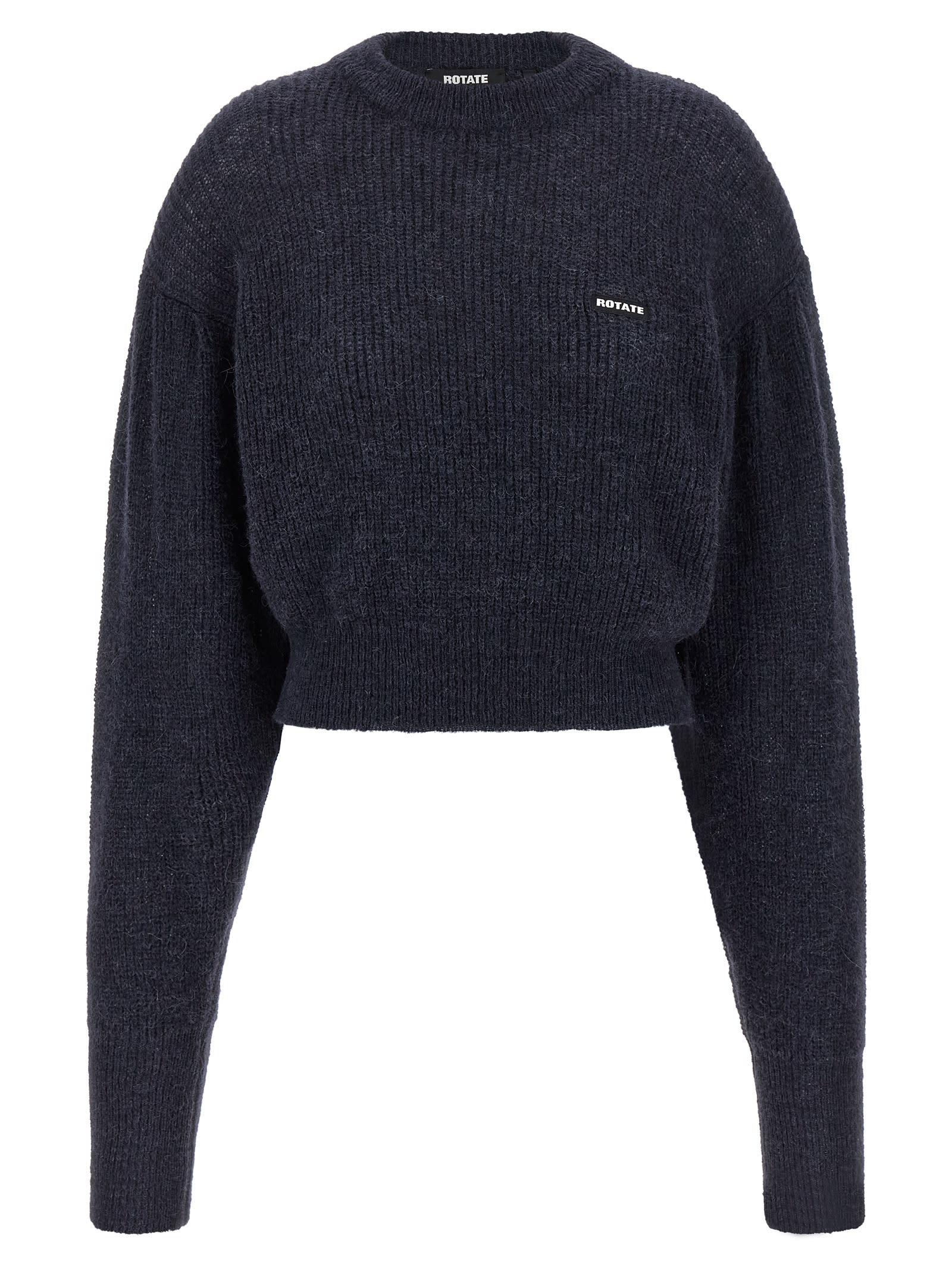 rotate by birger christensen knit puff sweater