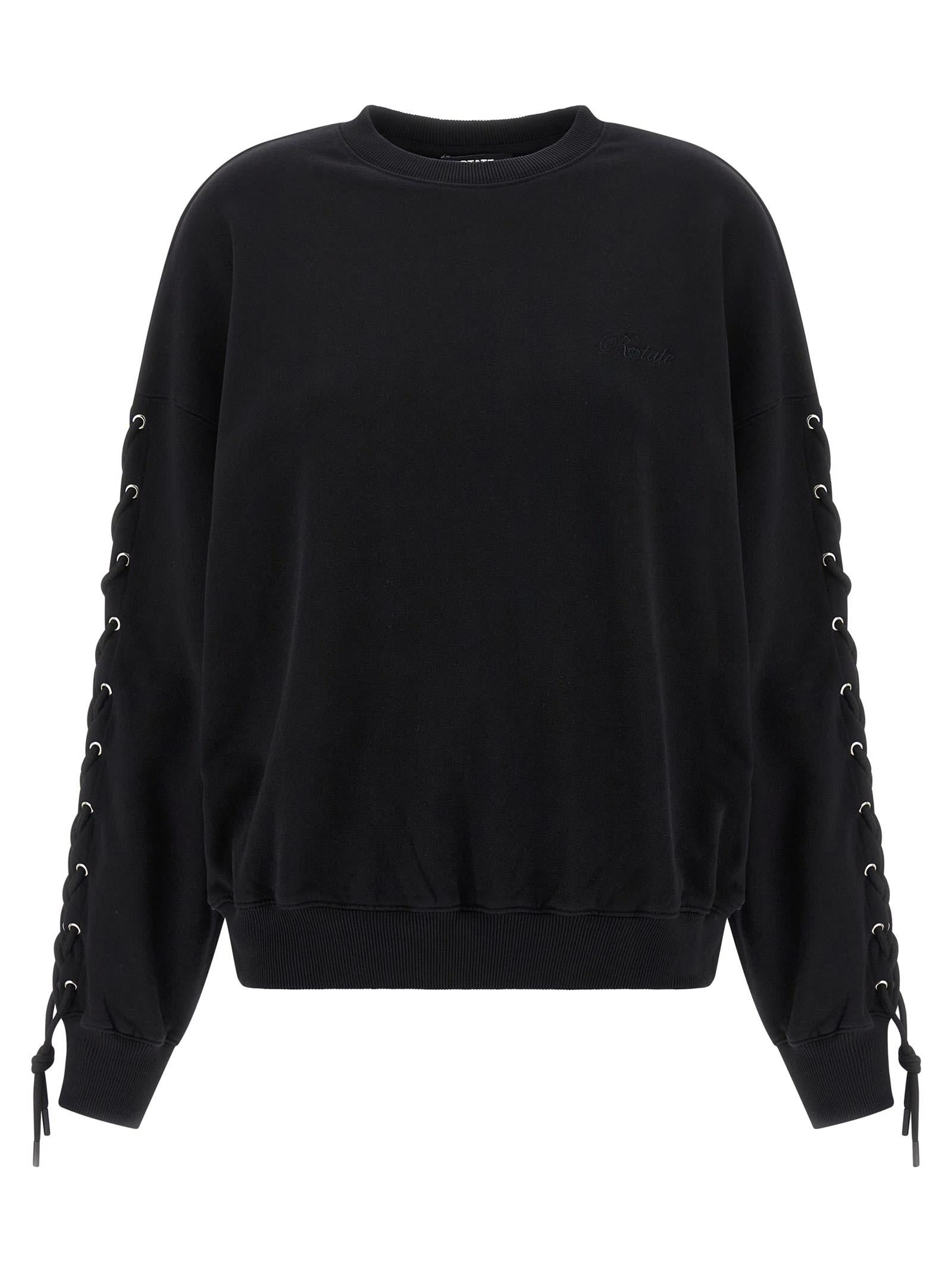 rotate by birger christensen lacing sweatshirt