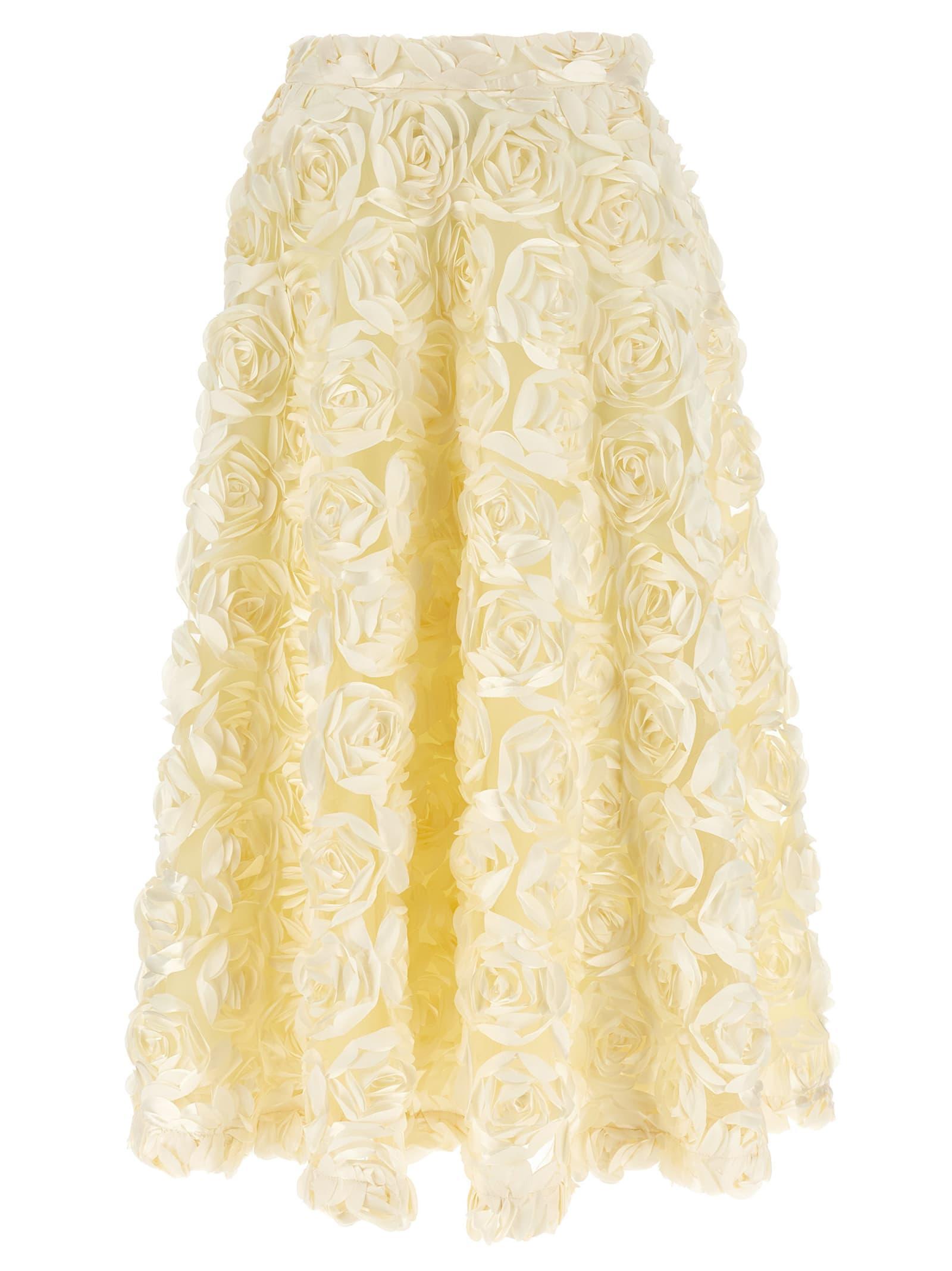 rotate by birger christensen maxi sun skirt