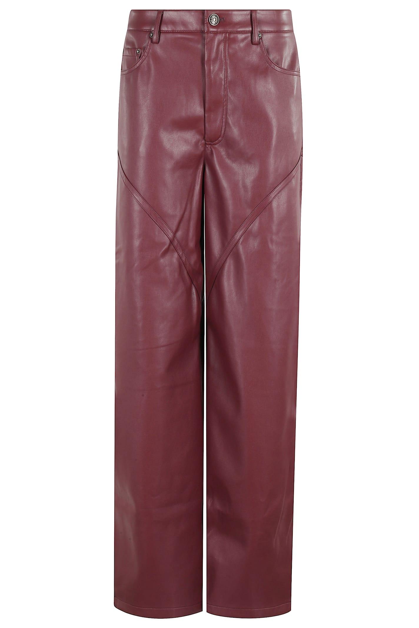 rotate by birger christensen mid waisted piping pants