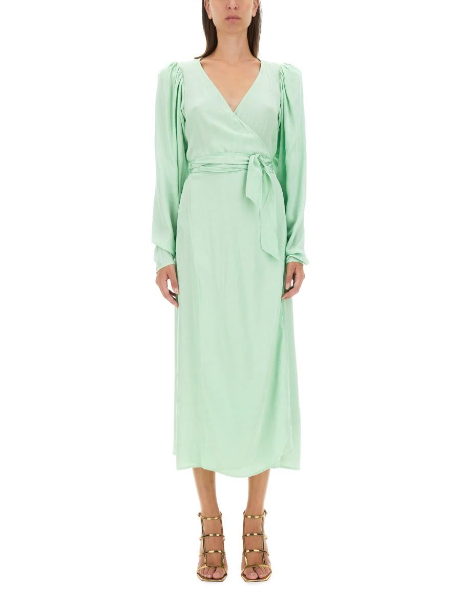 rotate by birger christensen midi dress