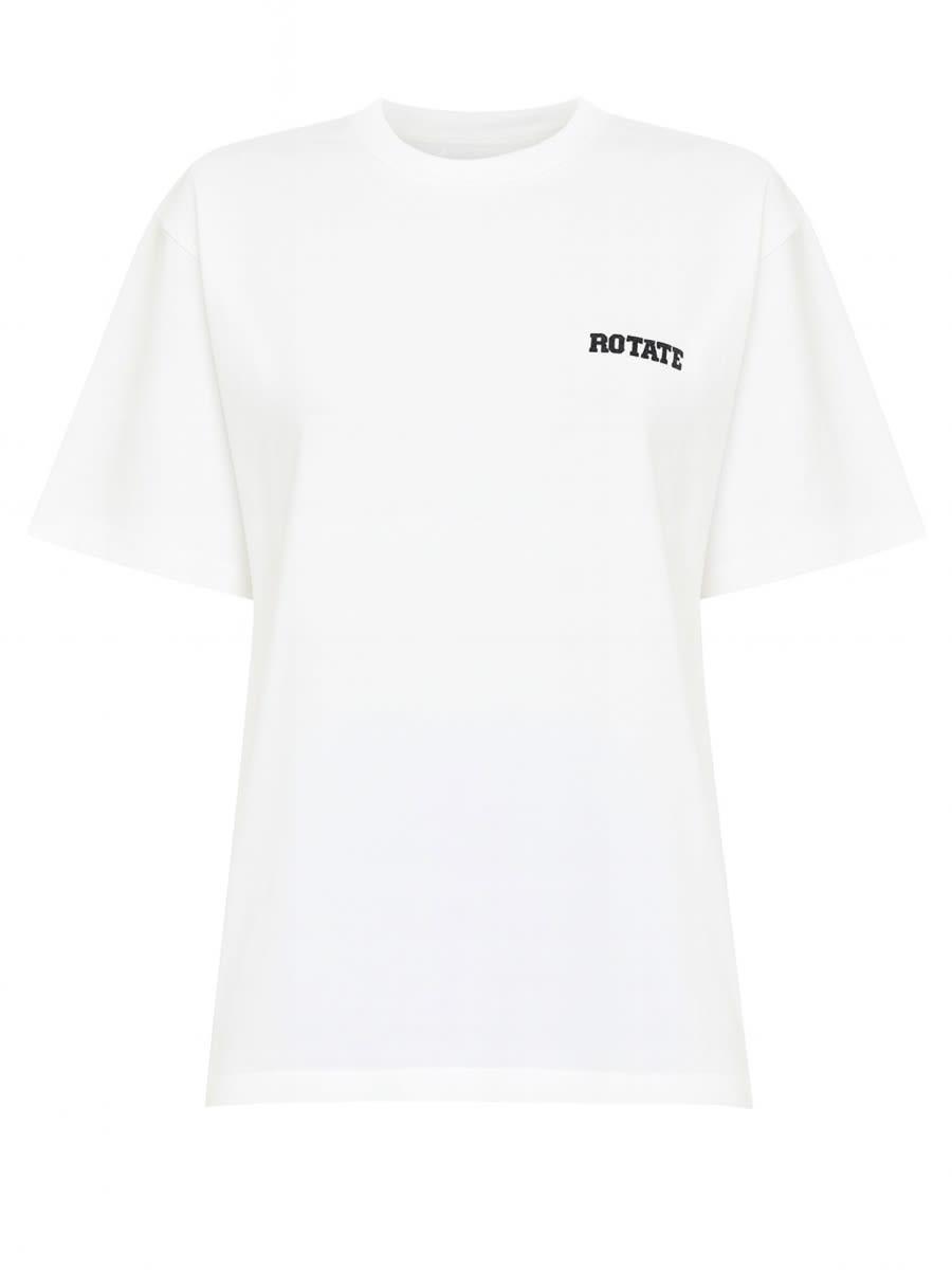 rotate by birger christensen oversize fit t-shirt