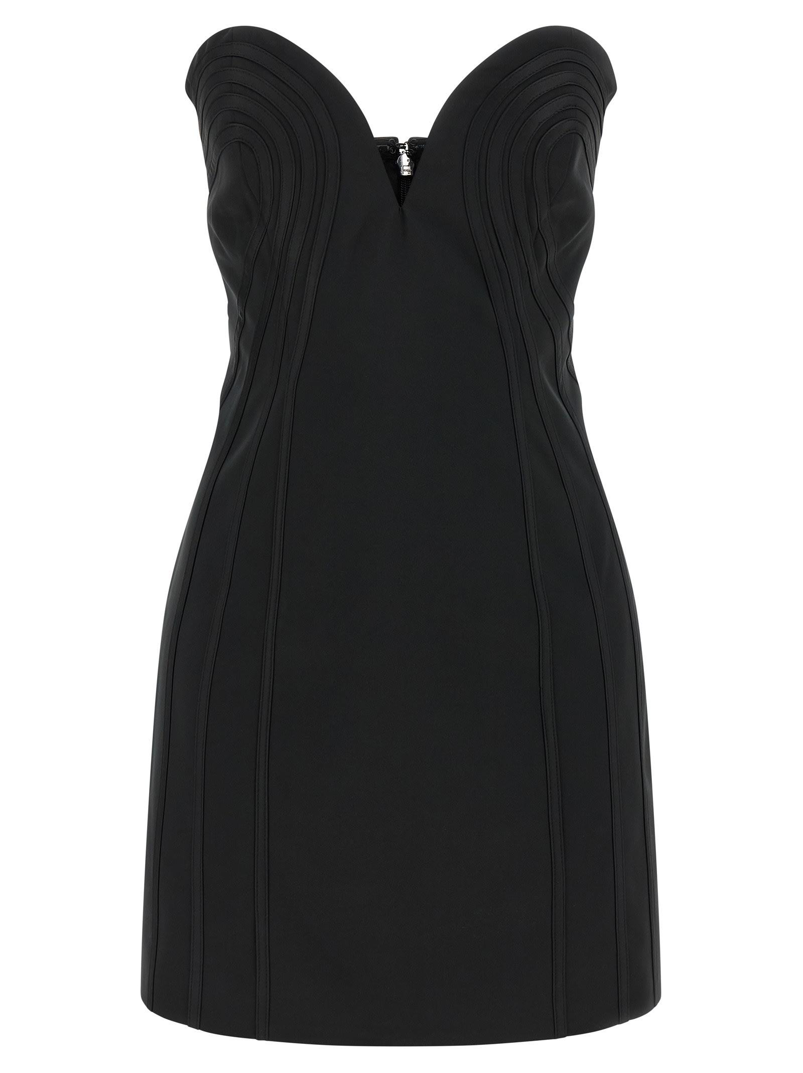 rotate by birger christensen satin mini dress