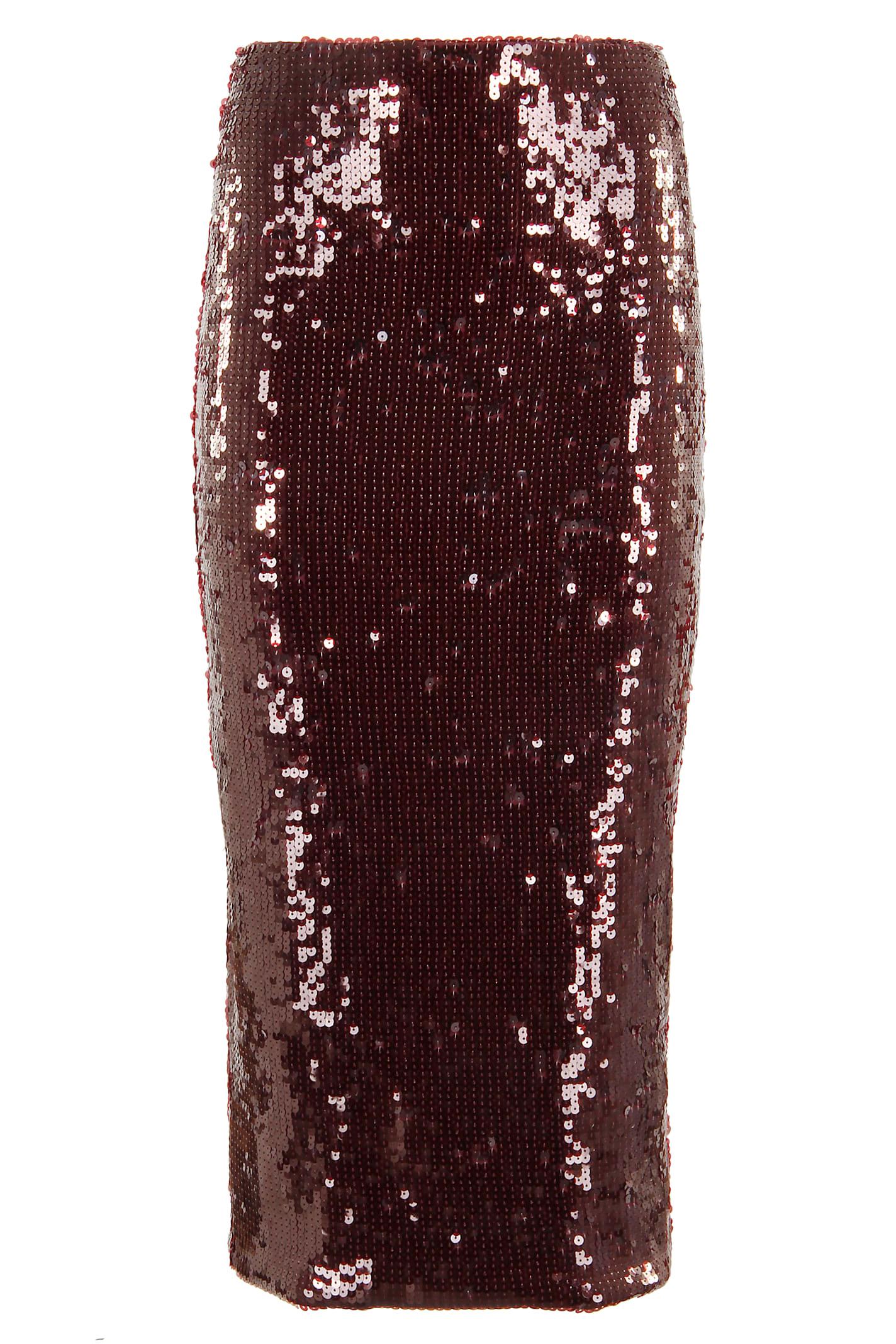 rotate by birger christensen sequins pencil skirt