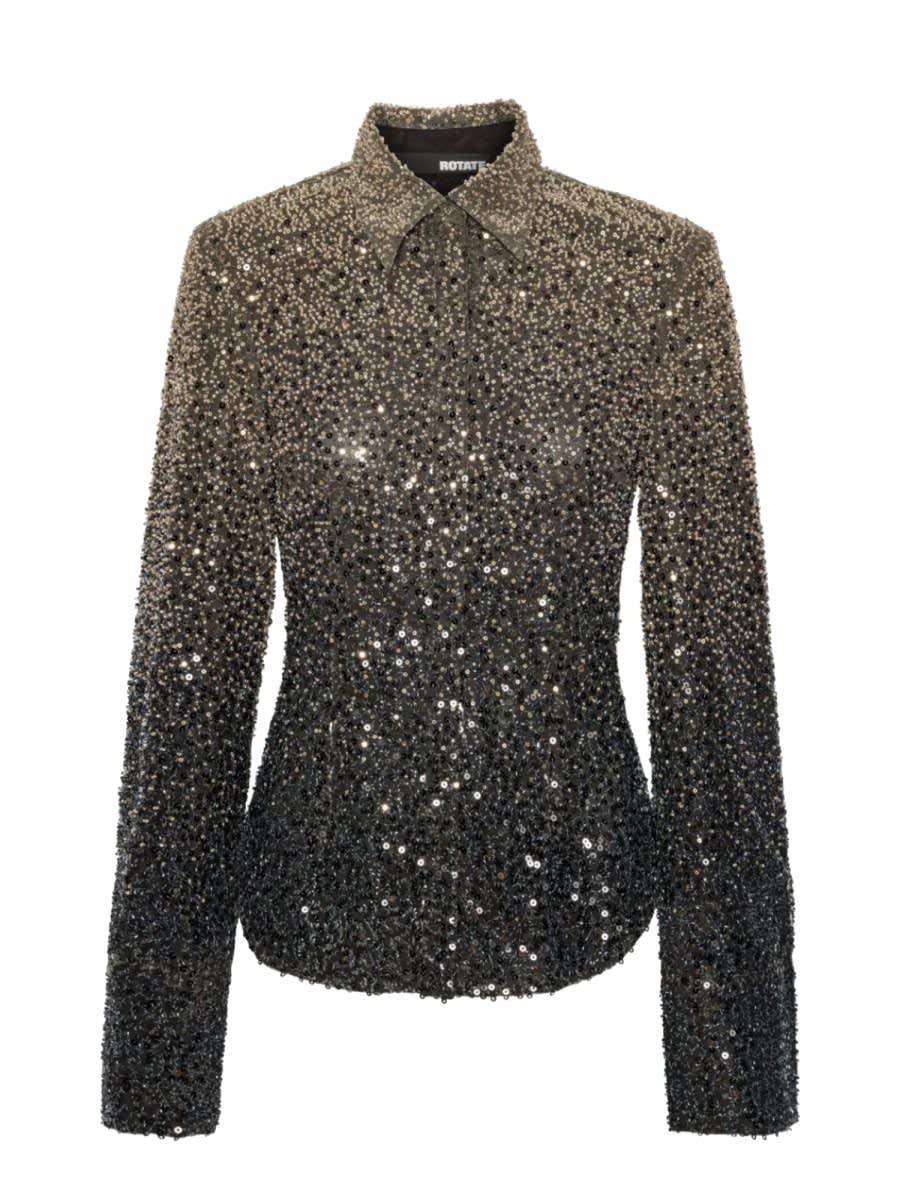 rotate by birger christensen shirt with sequins
