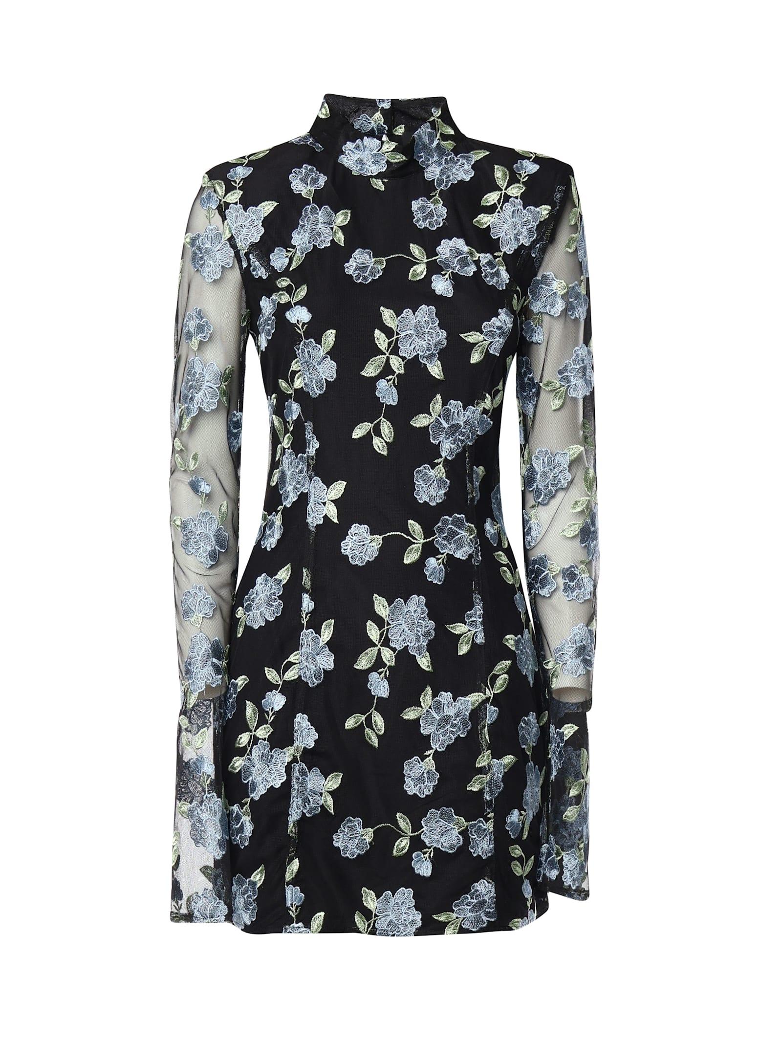 rotate by birger christensen short dress with long sleeves