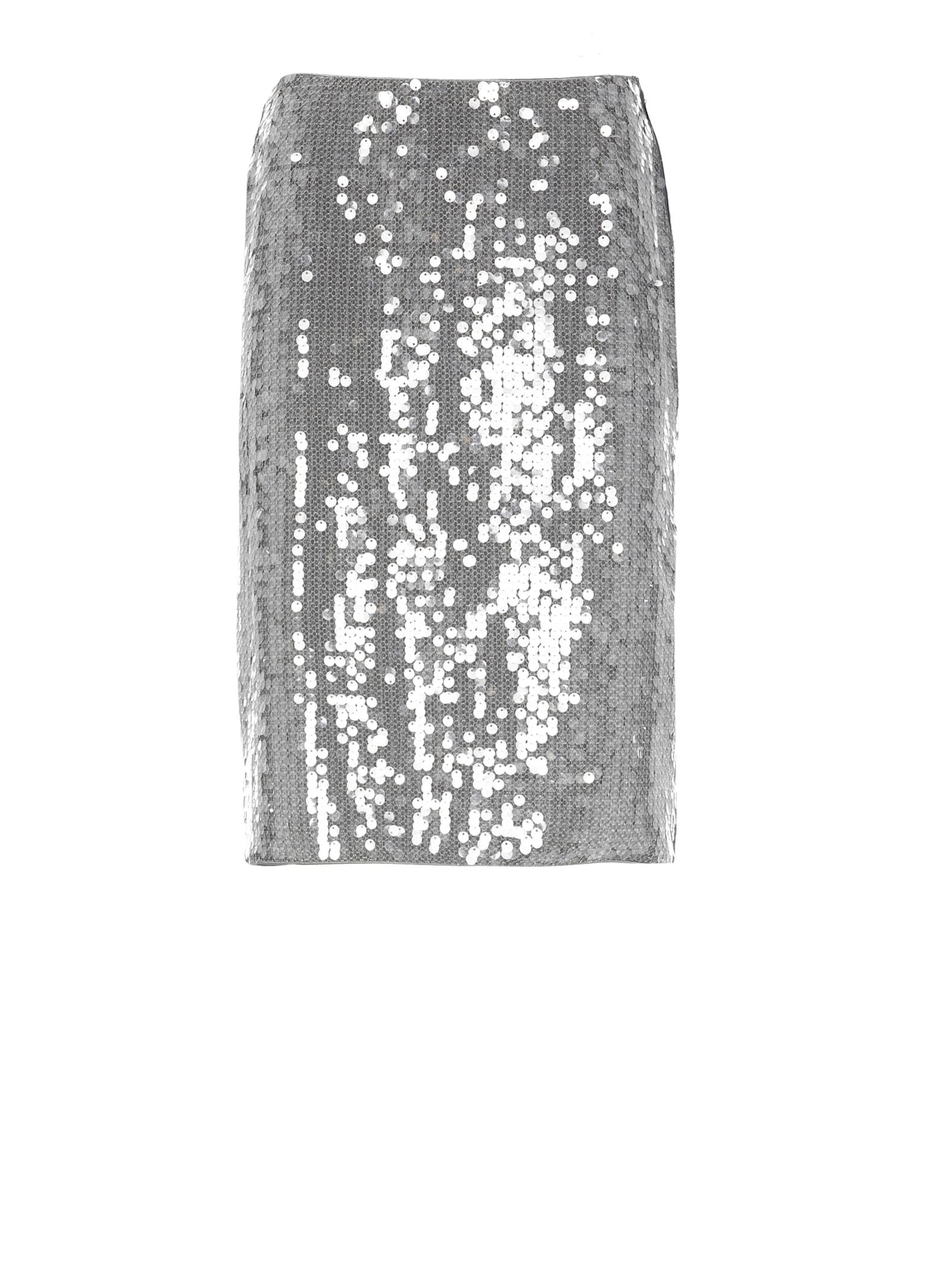 rotate by birger christensen skirt with paillettes