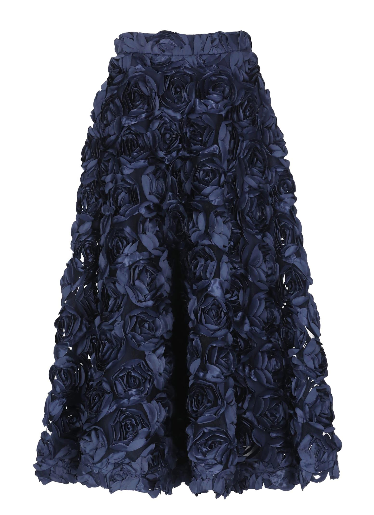 rotate by birger christensen skirt with roses