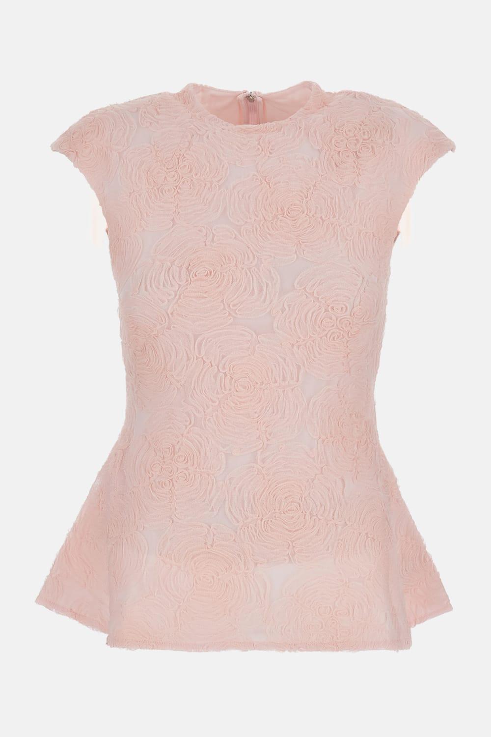 rotate by birger christensen sleeveless mesh top