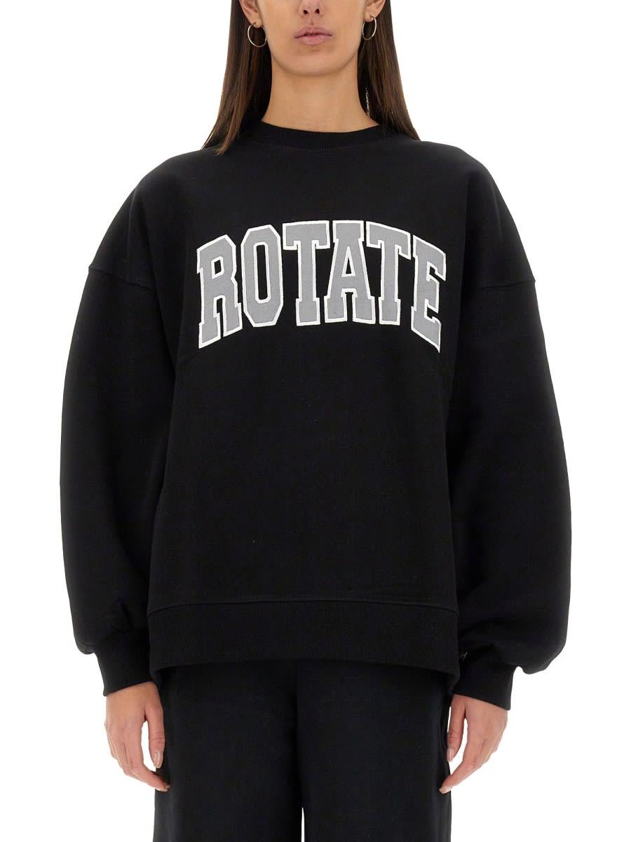 rotate by birger christensen sweatshirt with logo
