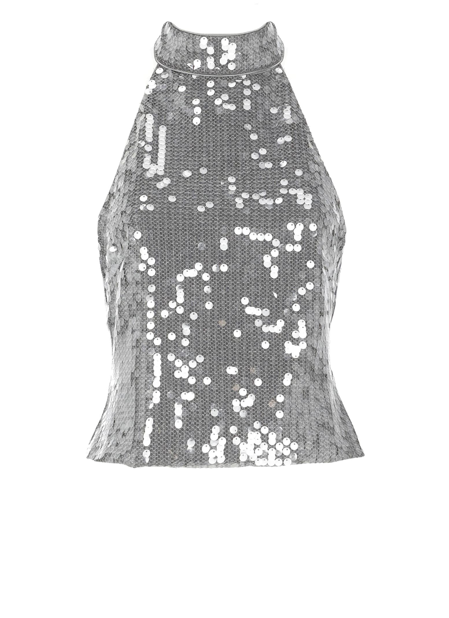 rotate by birger christensen top with paillettes