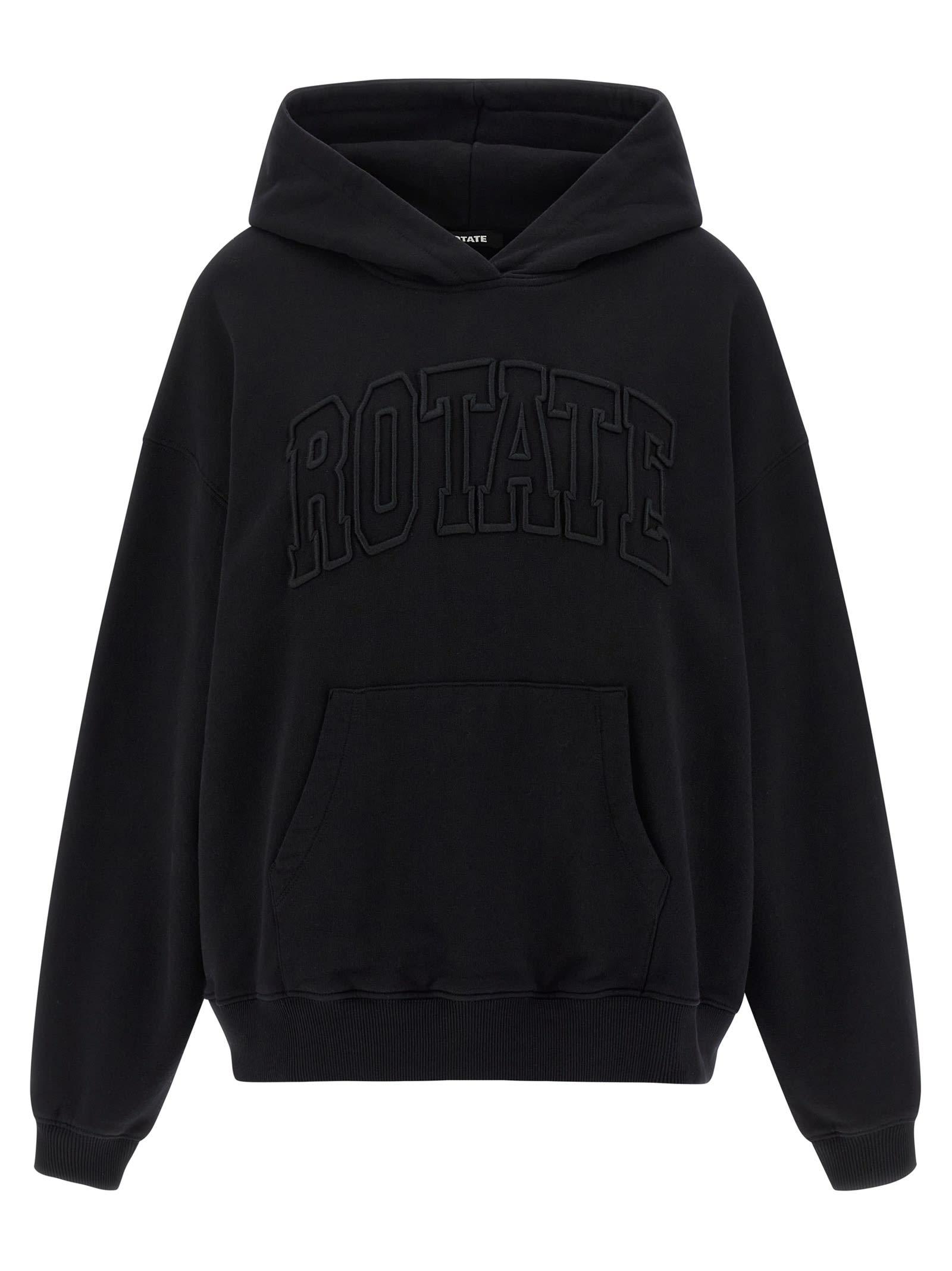 rotate by birger christensen washed heavy sweat hoodie