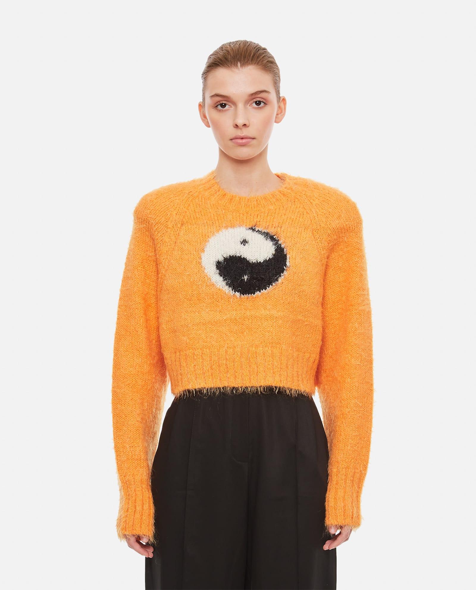 rotate by birger christensen yin yang soft knit sweater