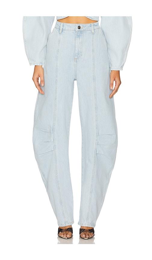 rotate cassandria jeans in blue.