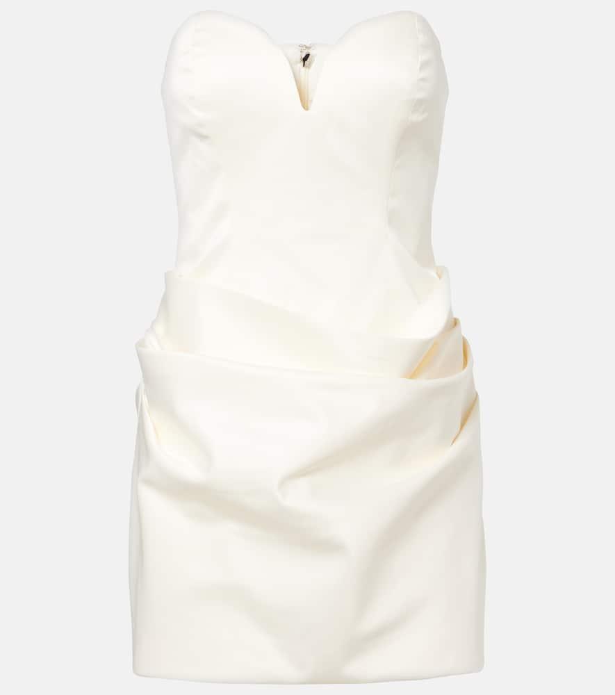 rotate draped bustier dress