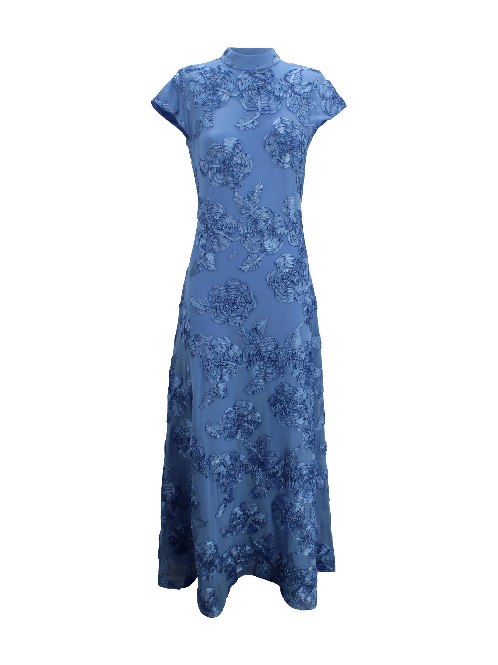 rotate dresses blue fabric - women