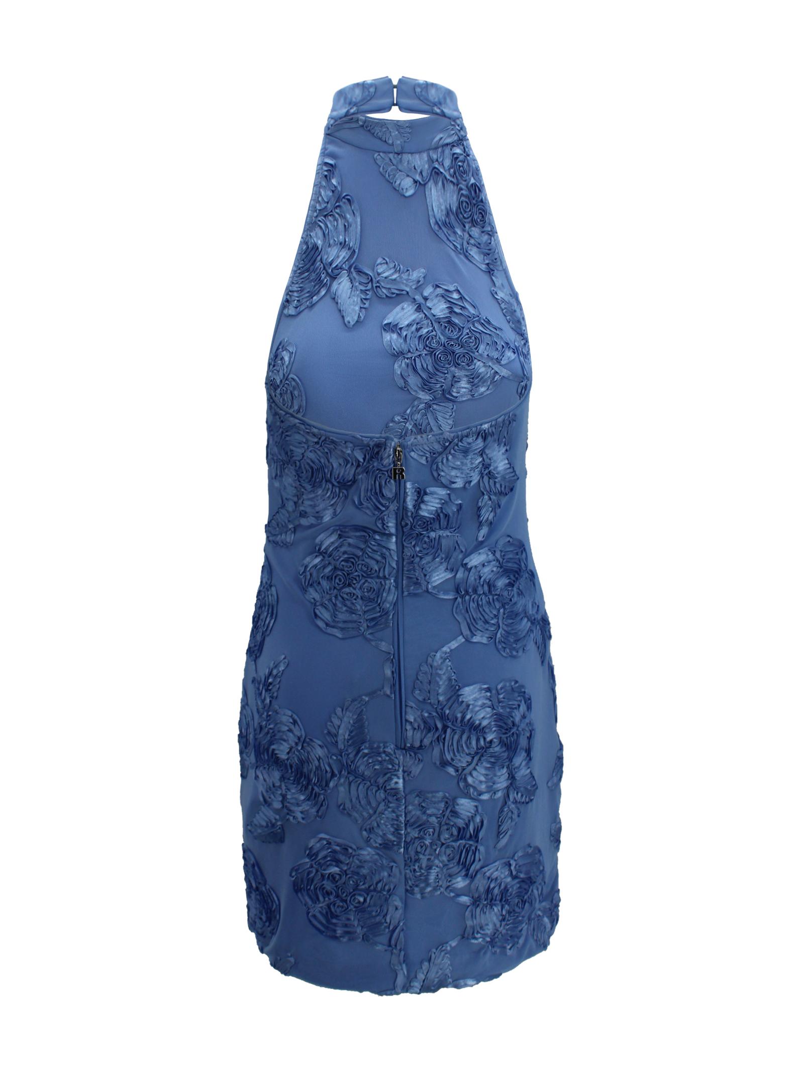 rotate dresses blue fabric - women