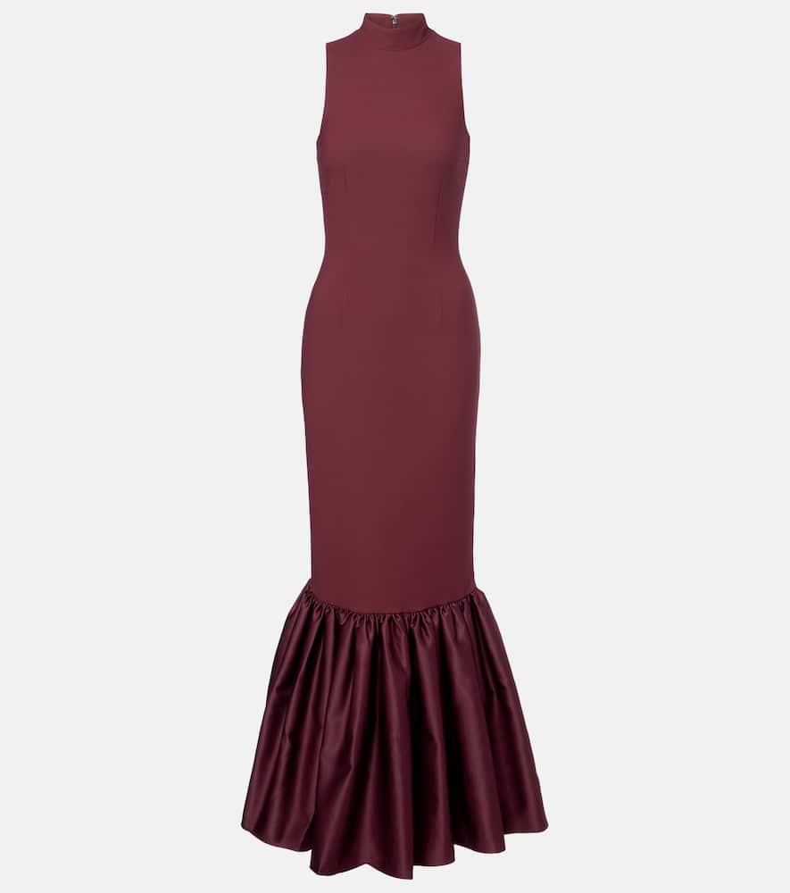 rotate gathered maxi dress