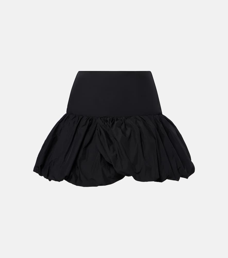 rotate gathered peplum miniskirt