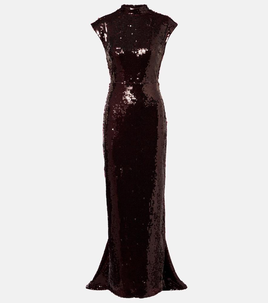 rotate kamaja sequined gown