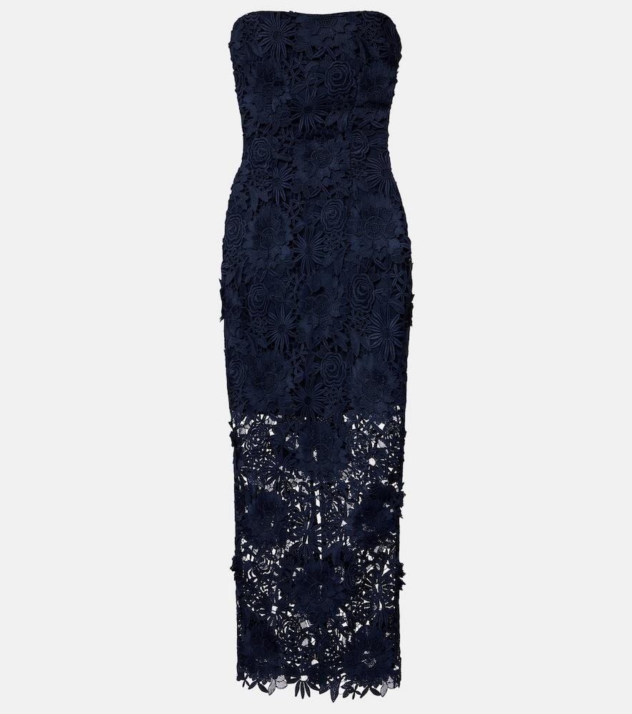 rotate lace midi dress