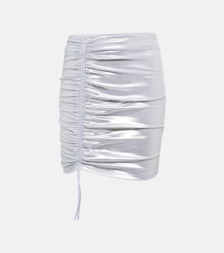 rotate margarita ruched miniskirt