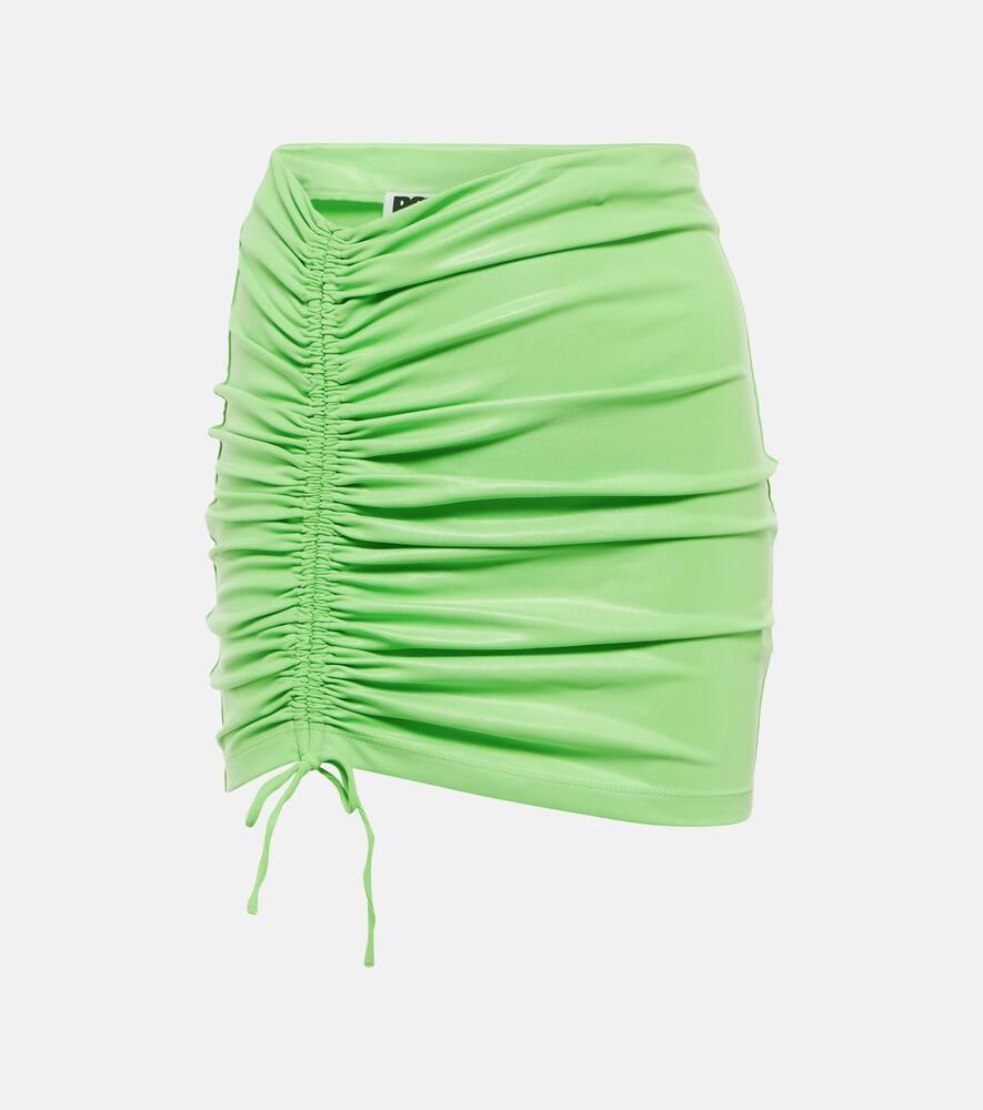 rotate margaritta ruched miniskirt