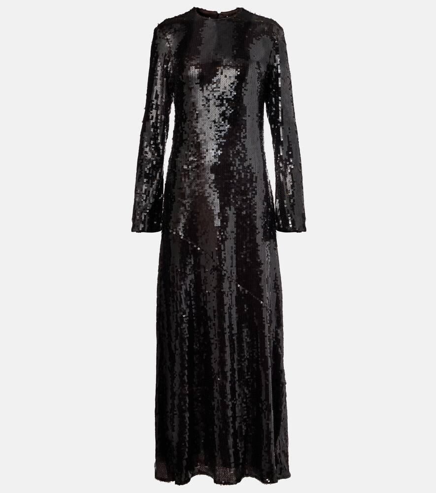 rotate sequined maxi dress