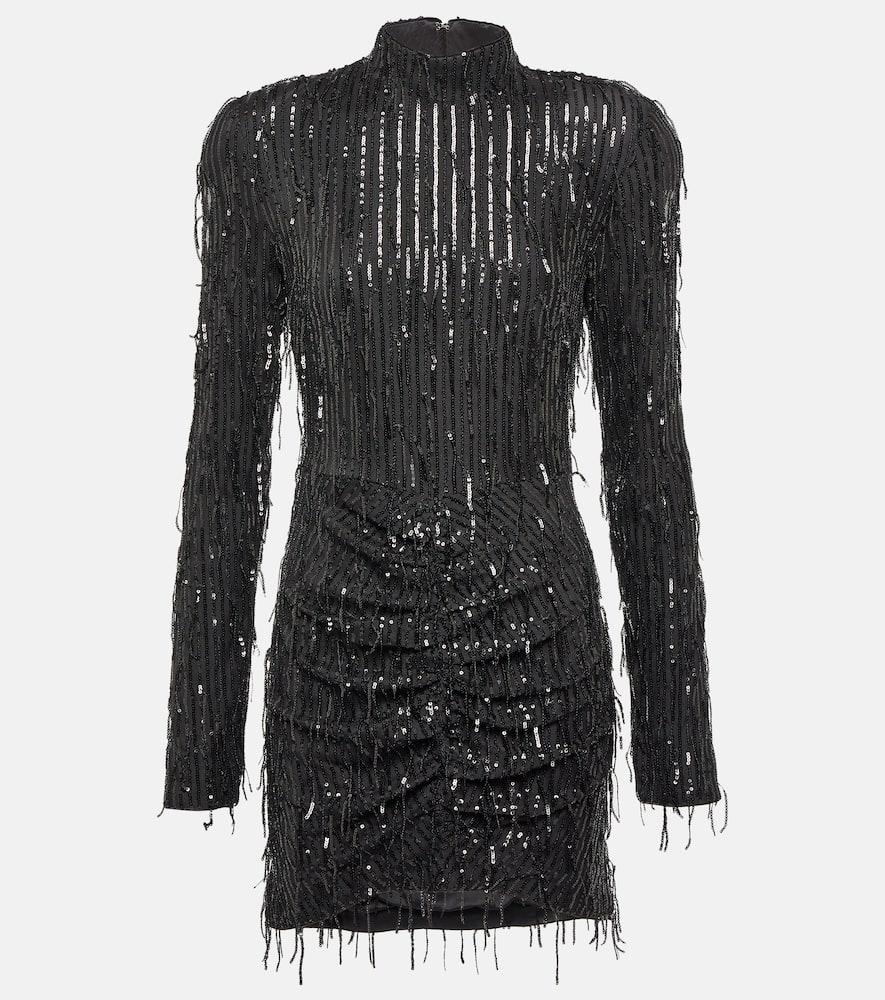 rotate sequined minidress
