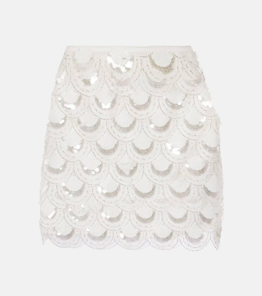 rotate sequined miniskirt