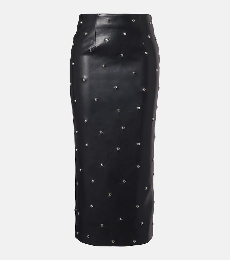 rotate studded pencil skirt