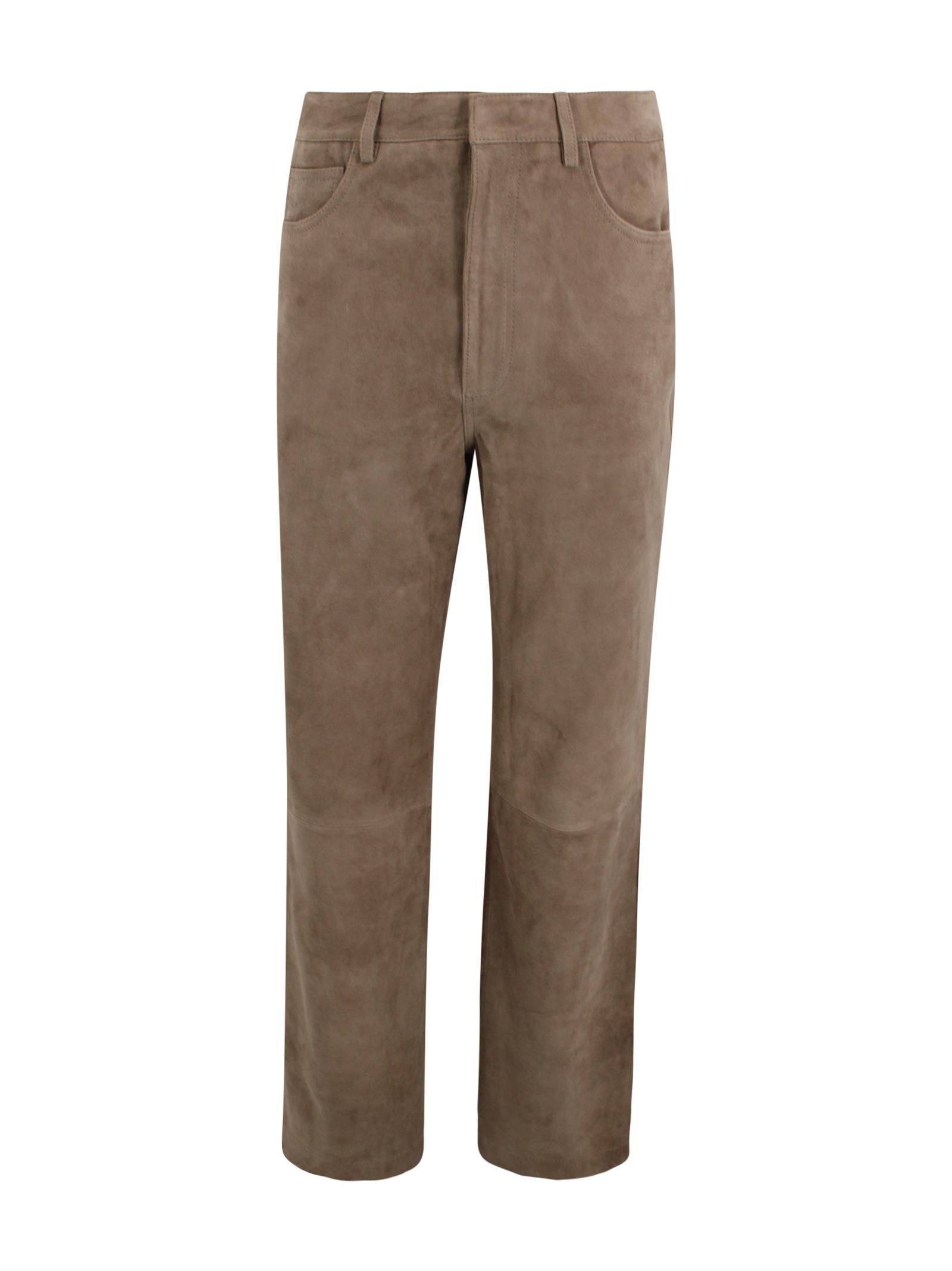 rotate trousers suede - women