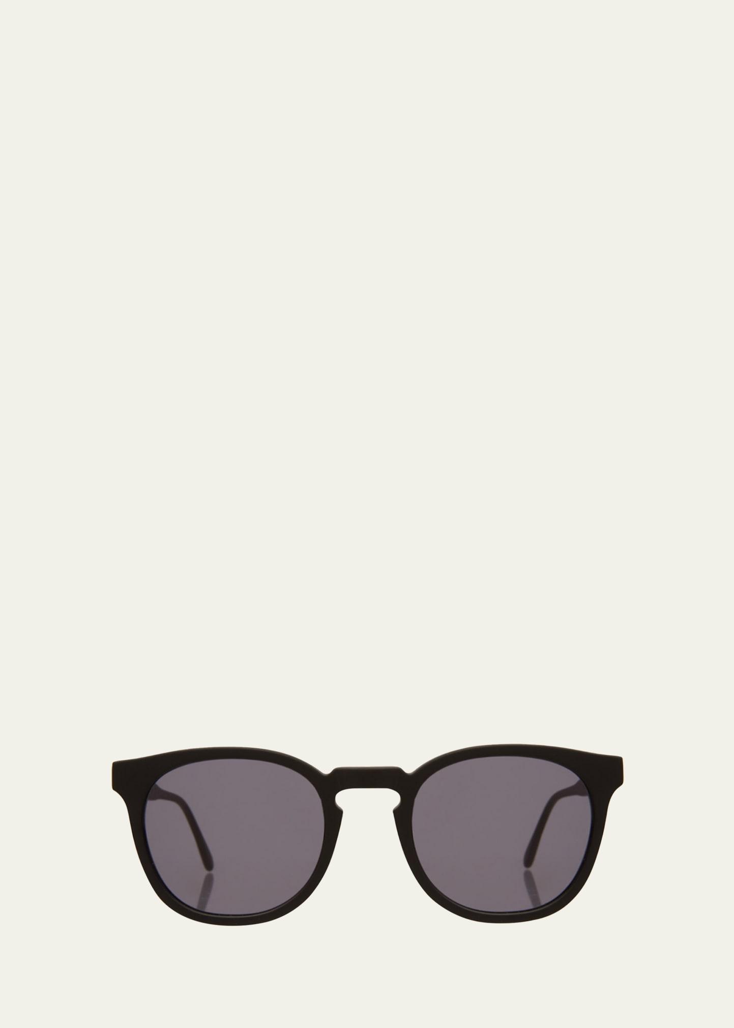 round acetate sunglasses