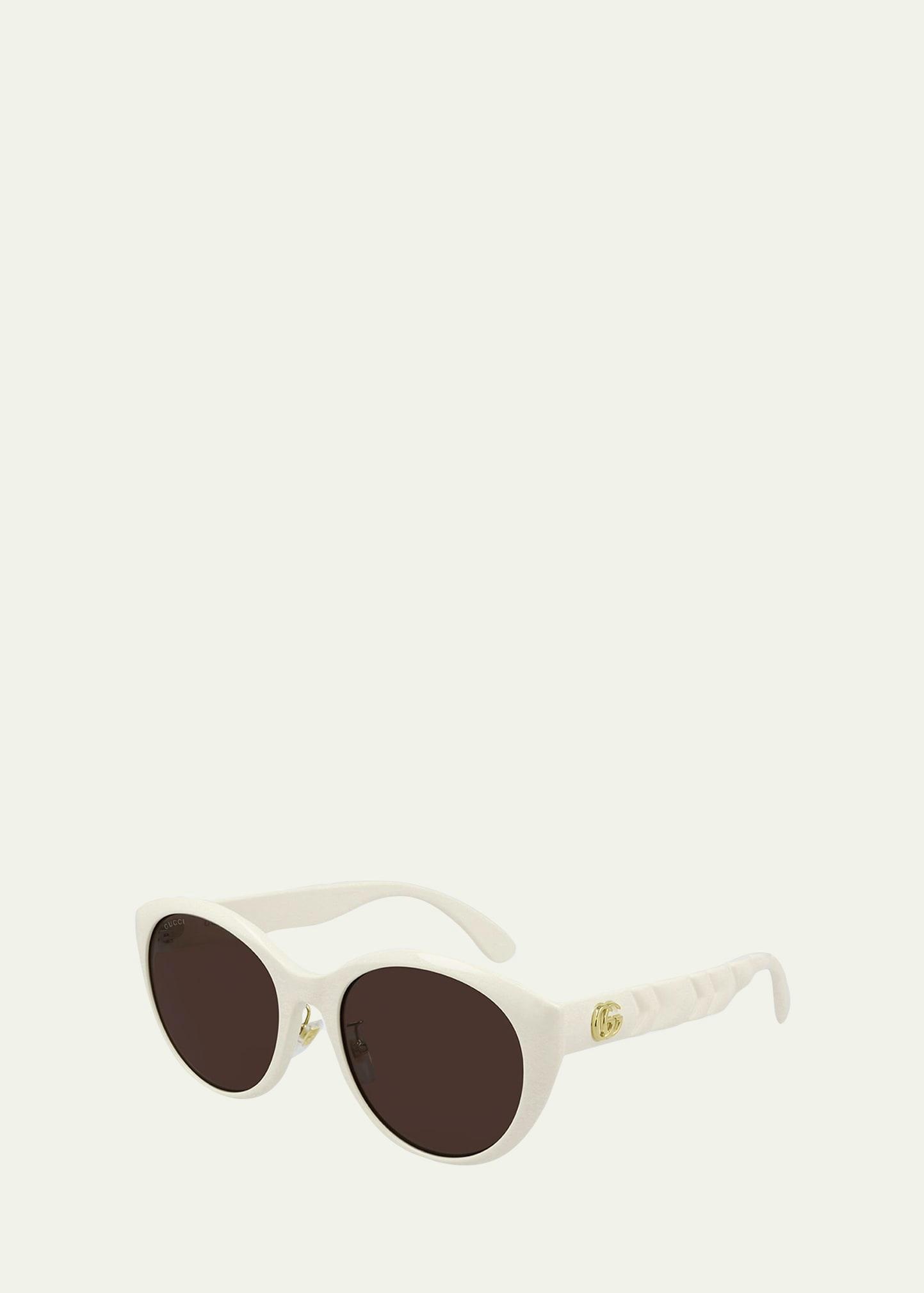round acetate sunglasses