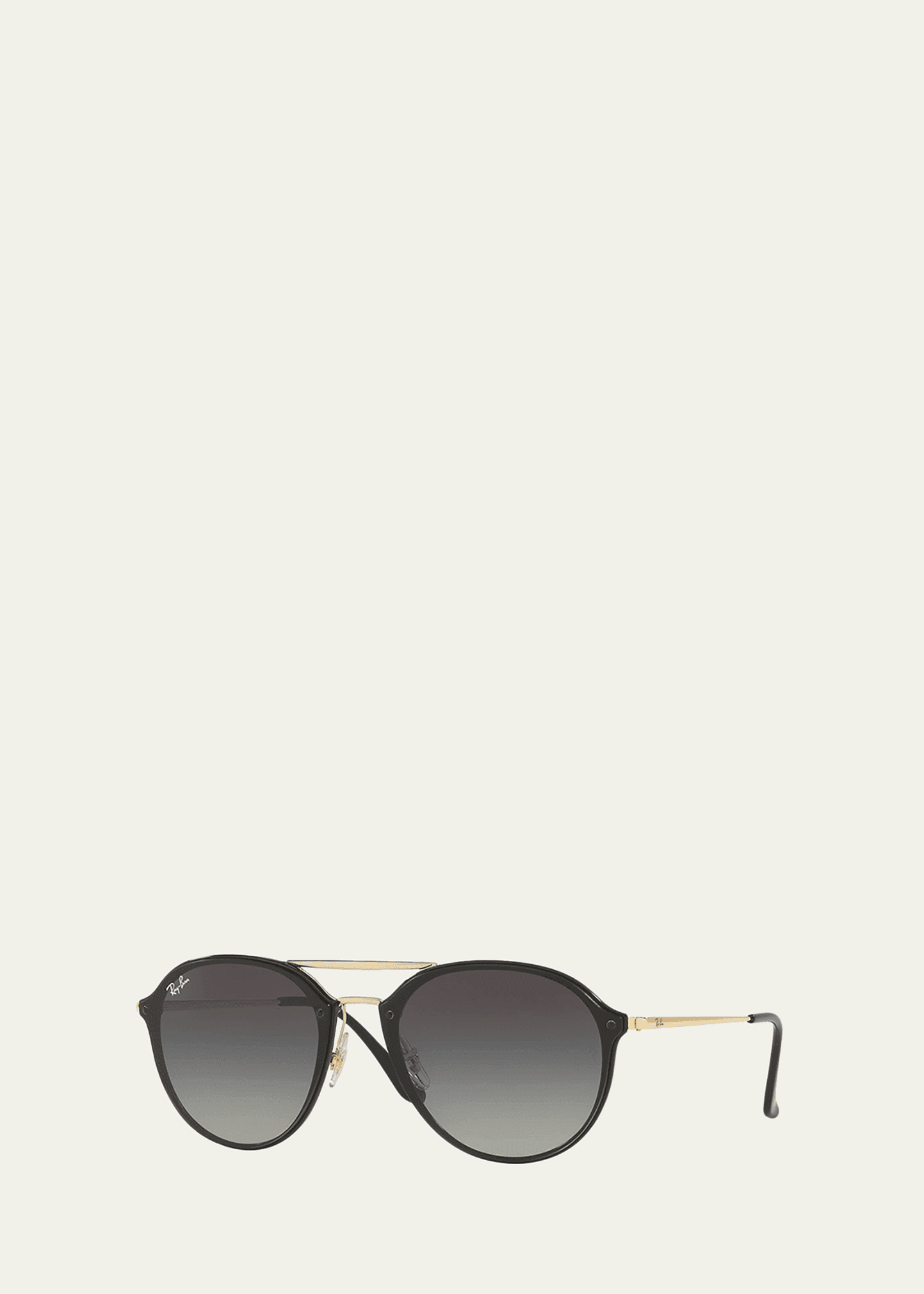 round gradient mirrored sunglasses