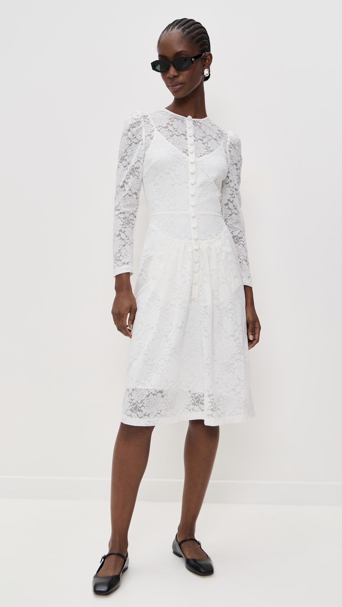 round neck fitted dress