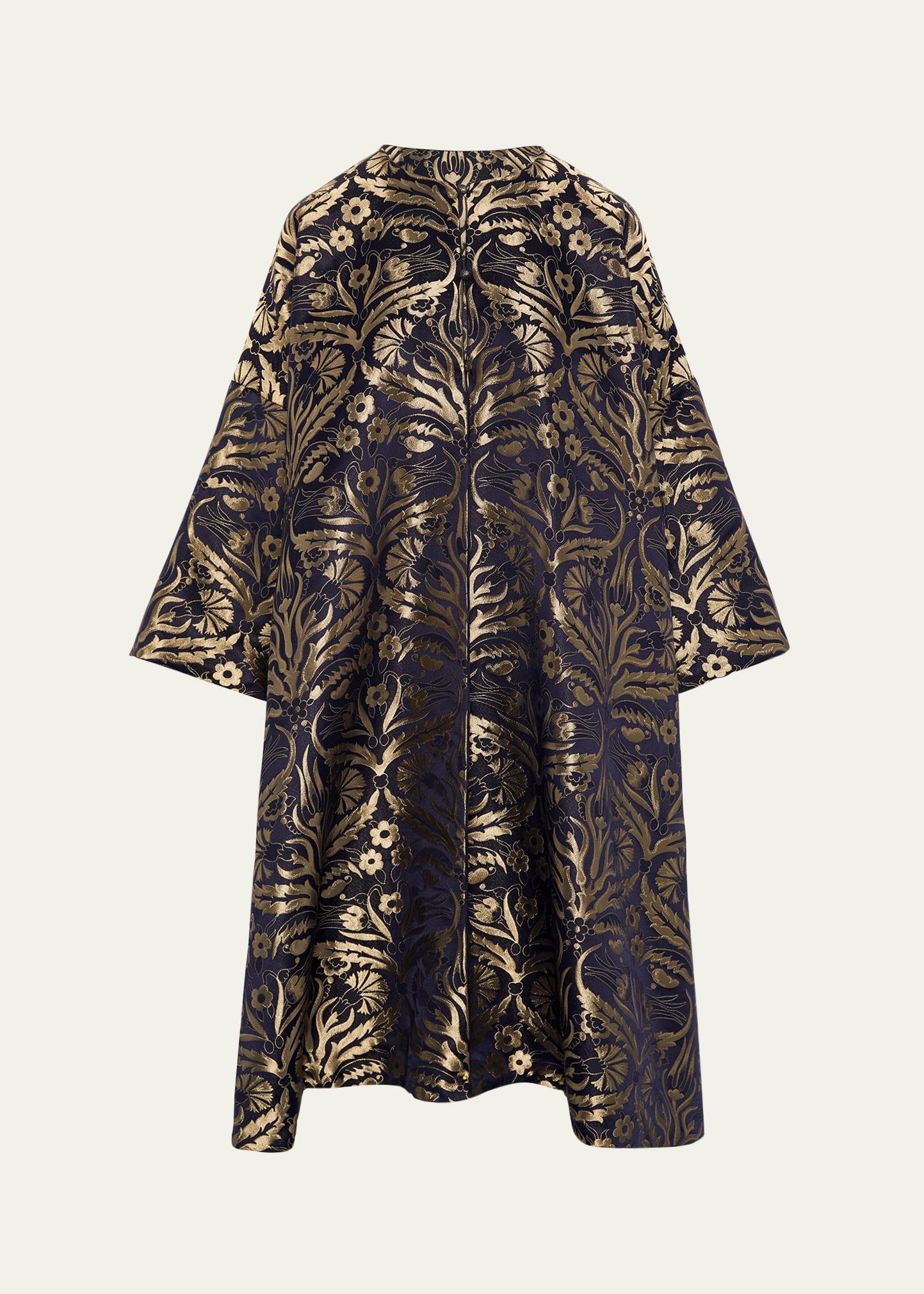 round-neck reversible chinese jacket