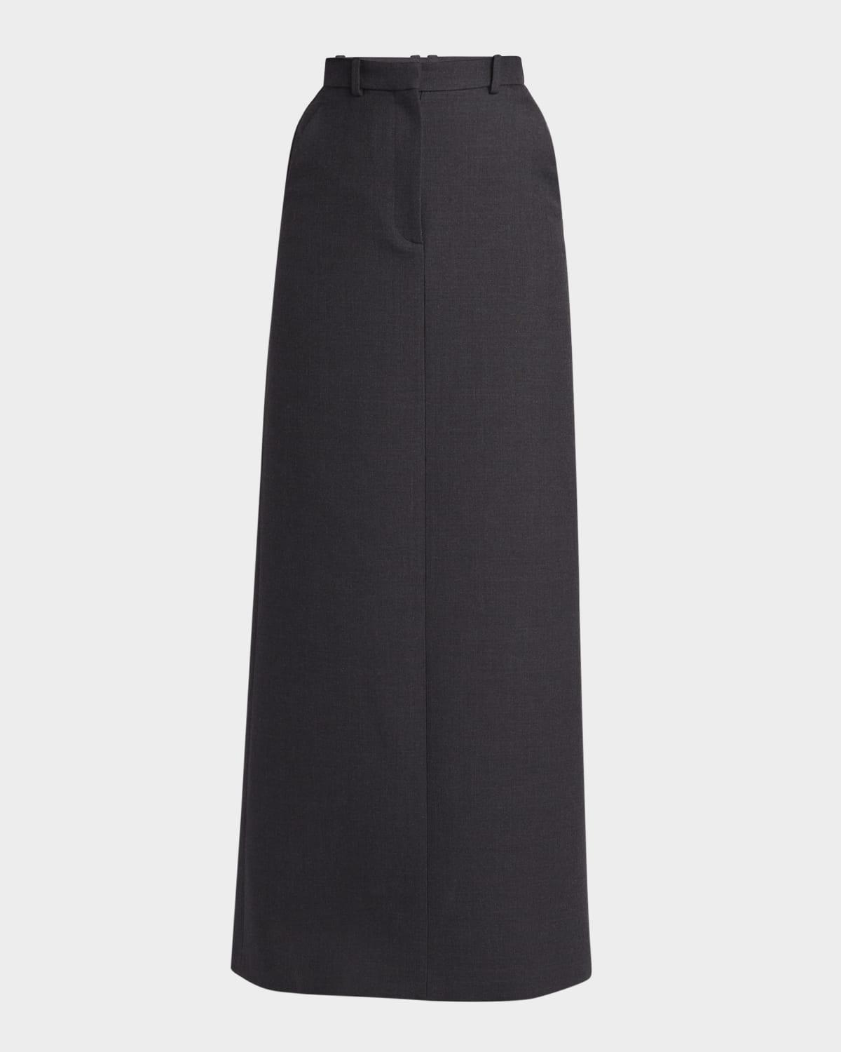 roux maxi tailored skirt
