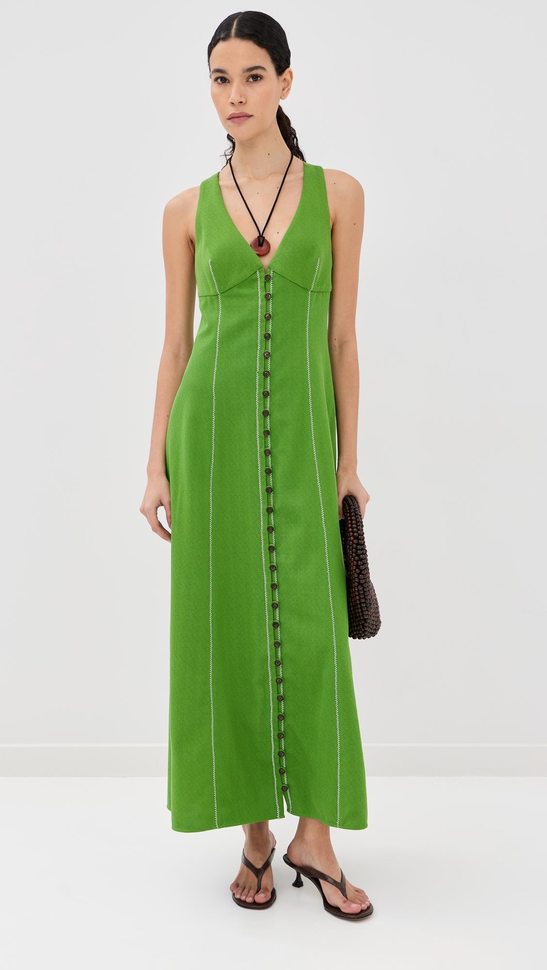 row, row, row your buttons dress