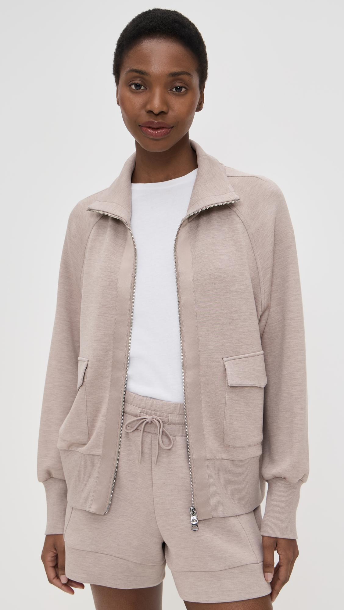 roxbury zip through sweatshirt