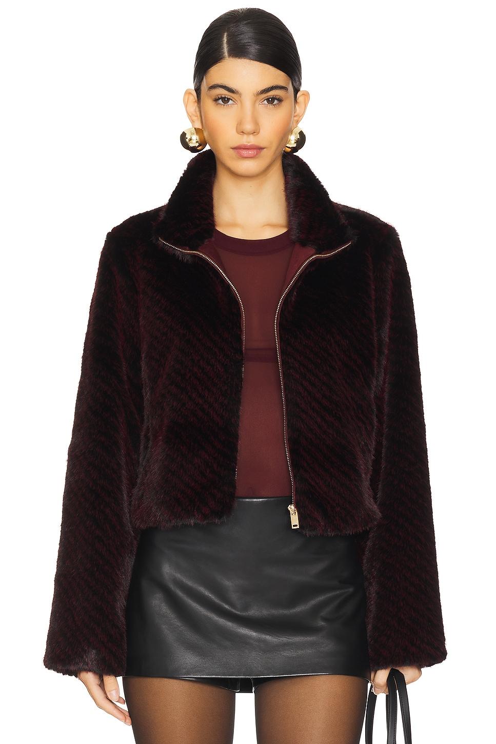 roxi faux fur jacket