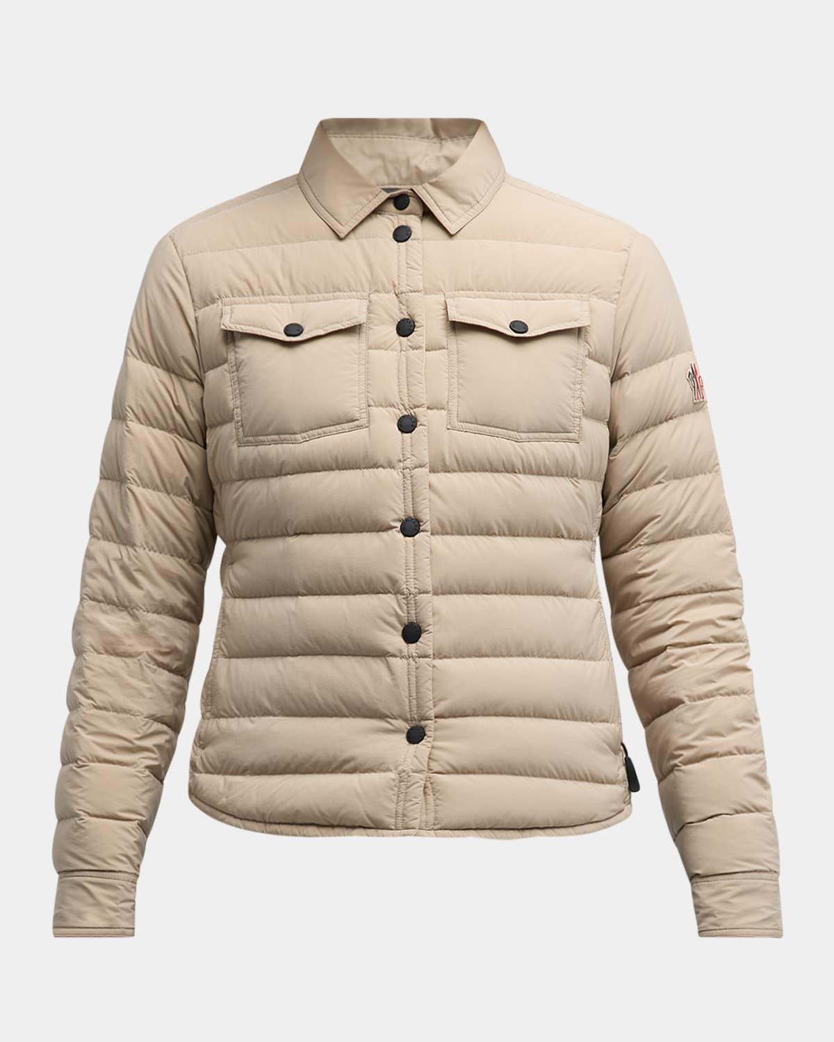 rozes puffer shirt jacket