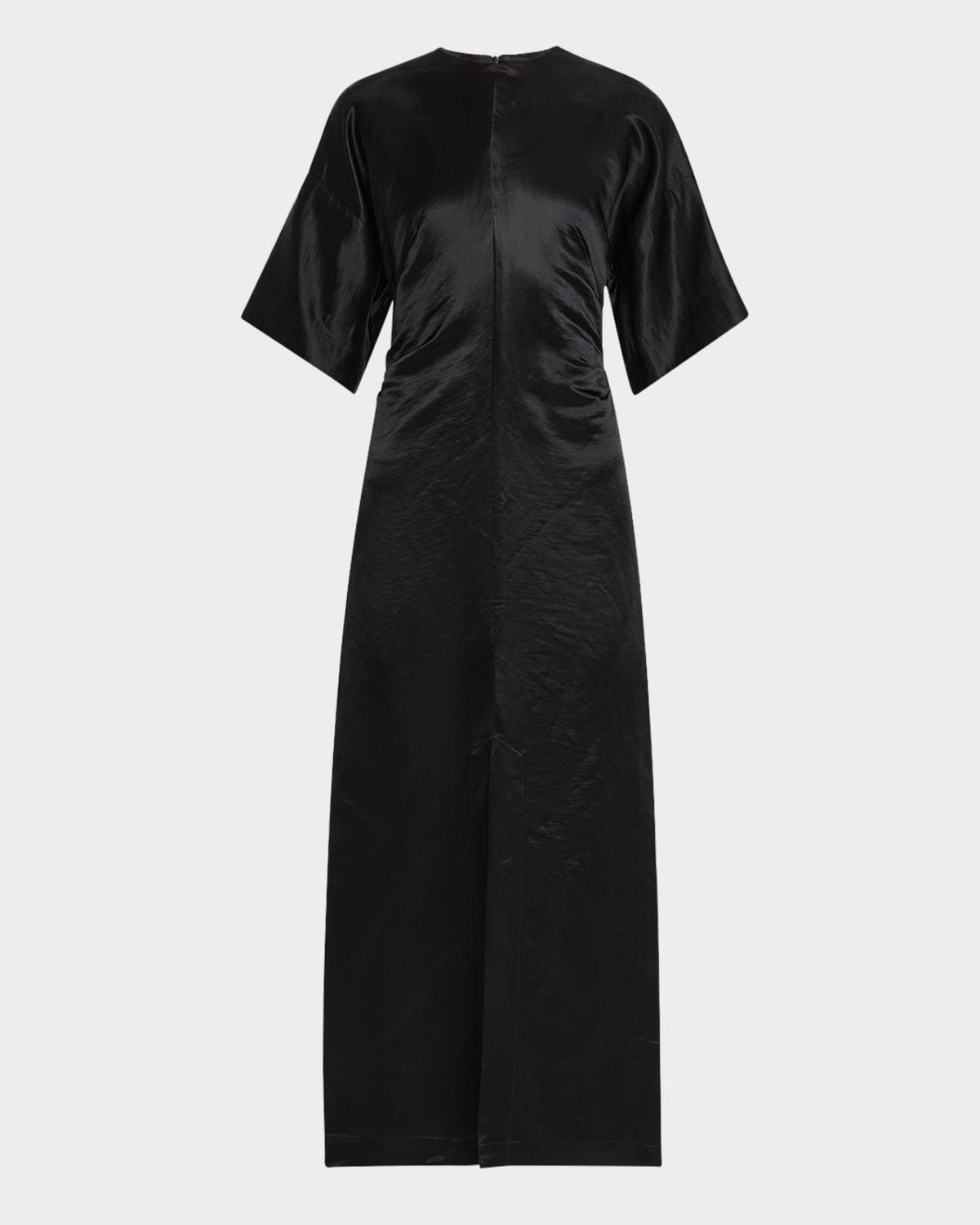 ruby fitted short-sleeve dress