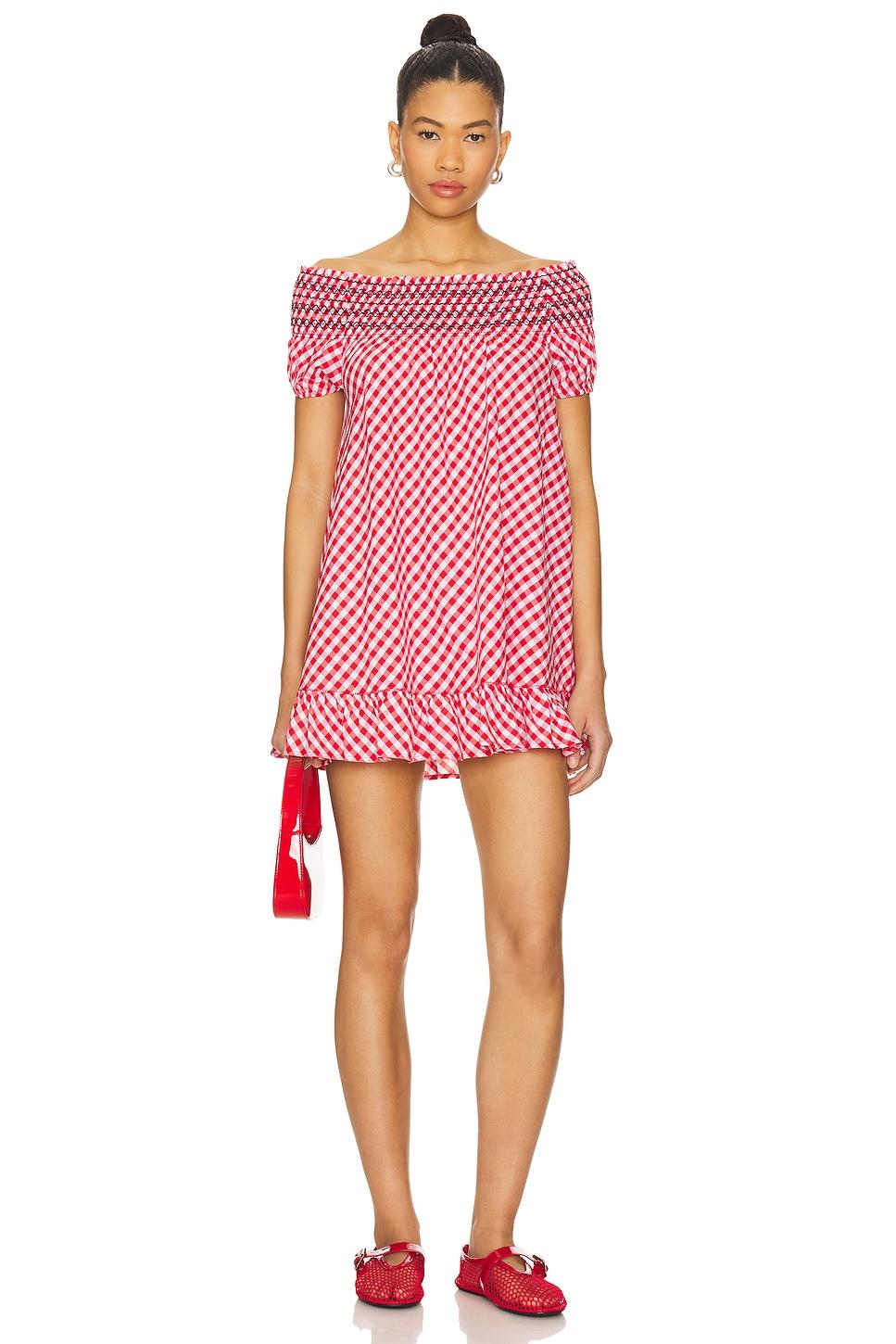 ruby poplin mini dress