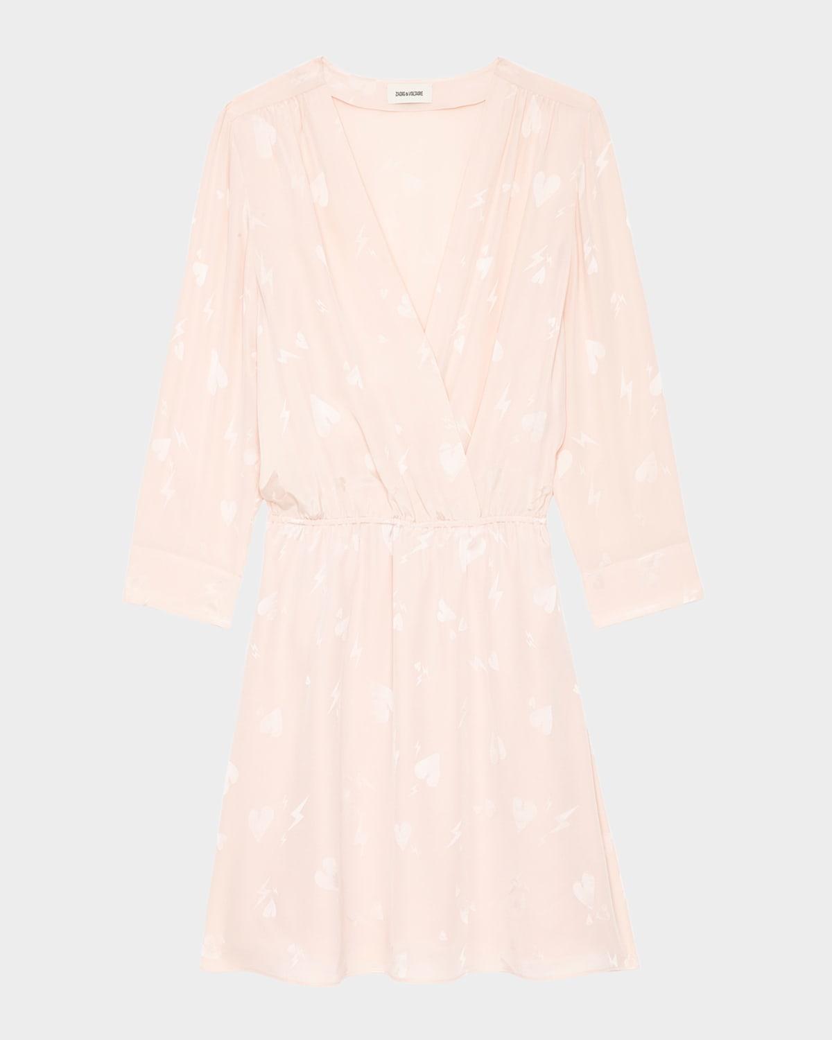 rucas flash heart mini dress