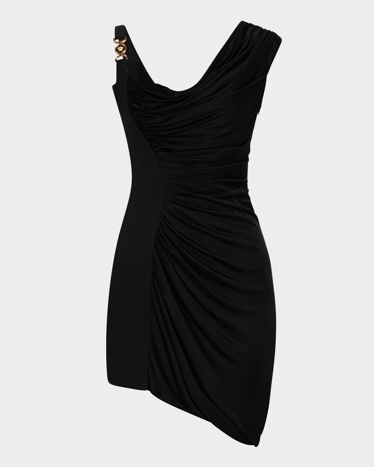 ruched bodycon mini dress