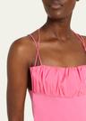 ruched bust midi dress